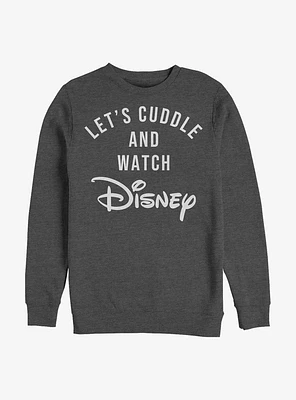 Disney Let's Cuddle And Watch Sweatshirt