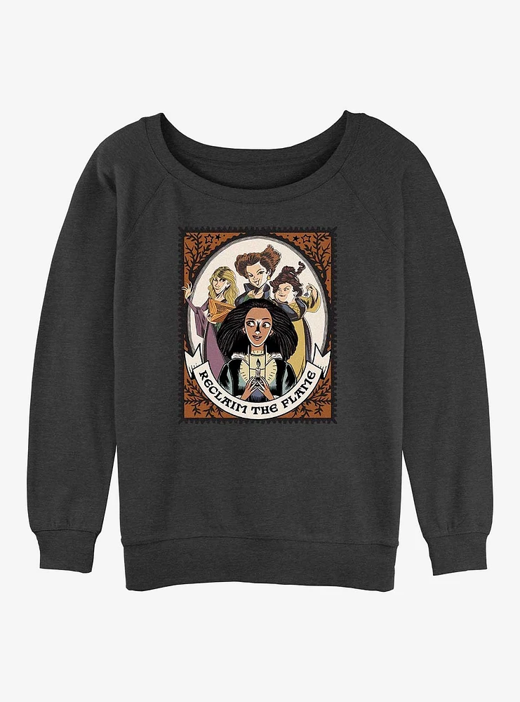 Disney Hocus Pocus Reclaim The Flame Stamp Girls Sweatshirt