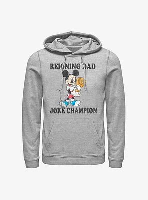 Disney Mickey Mouse Reigning Dad Joke Champion Hoodie