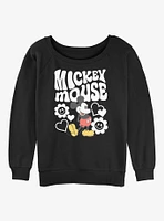 Disney Mickey Mouse Groovy And Flowers Girls Sweatshirt
