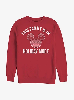 Disney Mickey Mouse This Family Is Holiday Mode Sweatshirt