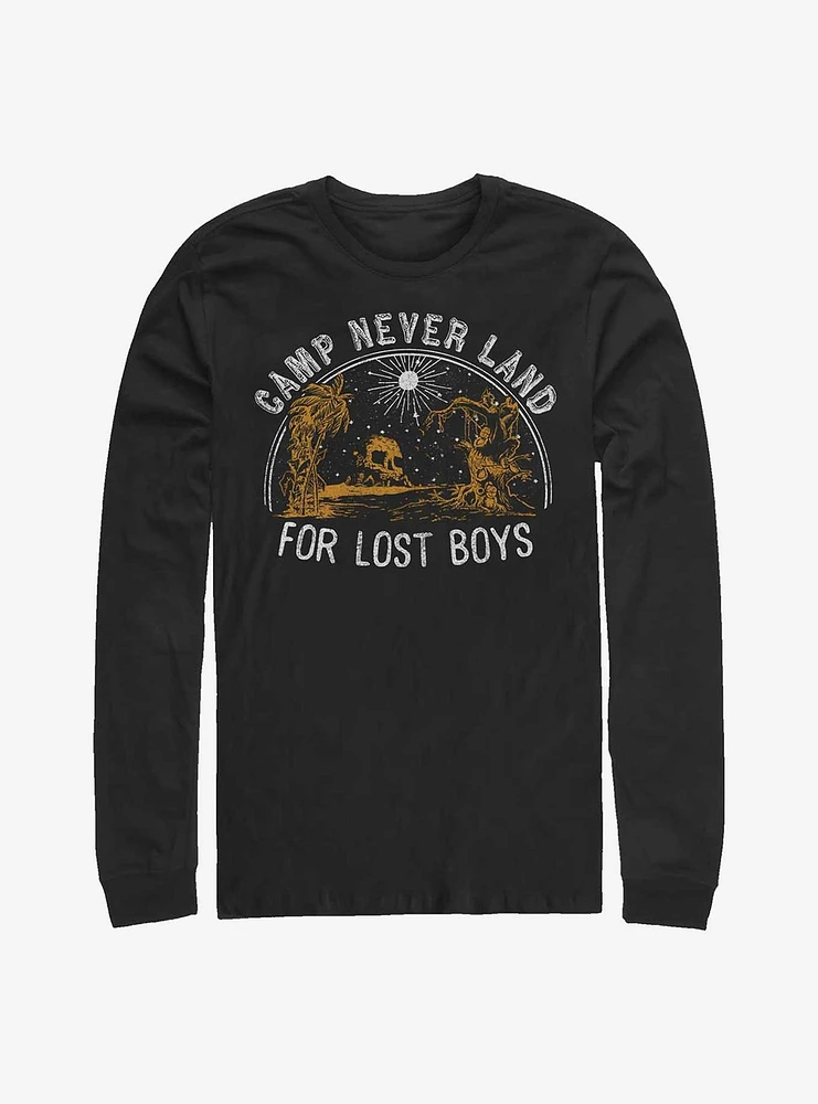 Disney Peter Pan Camp Neverland For Lost Boys Long-Sleeve T-Shirt