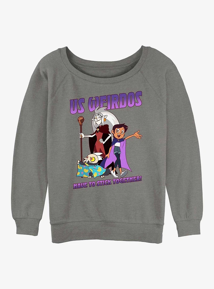 Disney The Owl House Us Weridos Stick Together Girls Sweatshirt