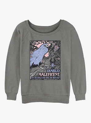 Disney Sleeping Beauty Maleficent Too Much Evil Girls Sweatshirt