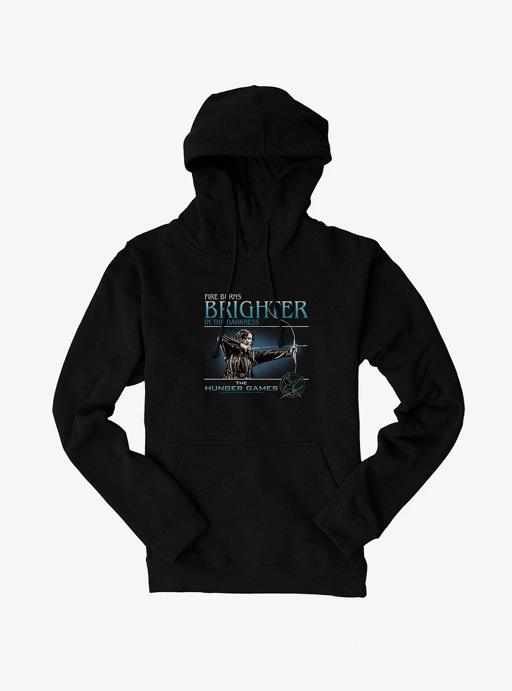 Hunger Games Katniss Fire Burns Brighter Hoodie