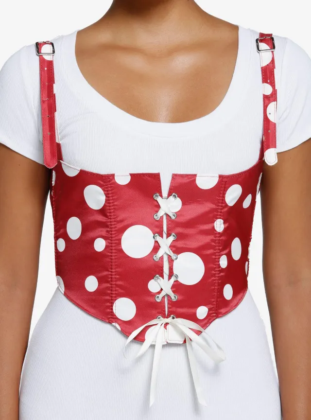 Hot Topic Red Mushroom Underbust Harness