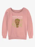 Marvel Guardians of the Galaxy Cute Groot Womens Slouchy Sweatshirt