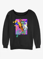 Marvel Guardians of the Galaxy Rad Groot Womens Slouchy Sweatshirt