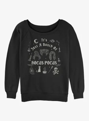 Disney Hocus Pocus A Bunch of Womens Slouchy Sweatshirt