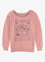 Disney Hocus Pocus The Sisters Tarot Womens Slouchy Sweatshirt