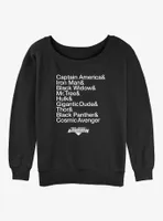 Marvel Ms. Avengercon Hero Panel Womens Slouchy Sweatshirt