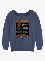 Marvel Ms. I Was There Avengercon Womens Slouchy Sweatshirt