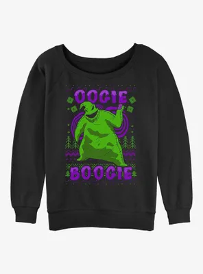 Disney The Nightmare Before Christmas Oogie Boogie Womens Slouchy Sweatshirt