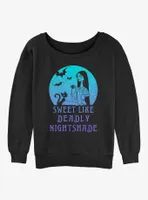 Disney The Nightmare Before Christmas Sweet Sally Womens Slouchy Sweatshirt