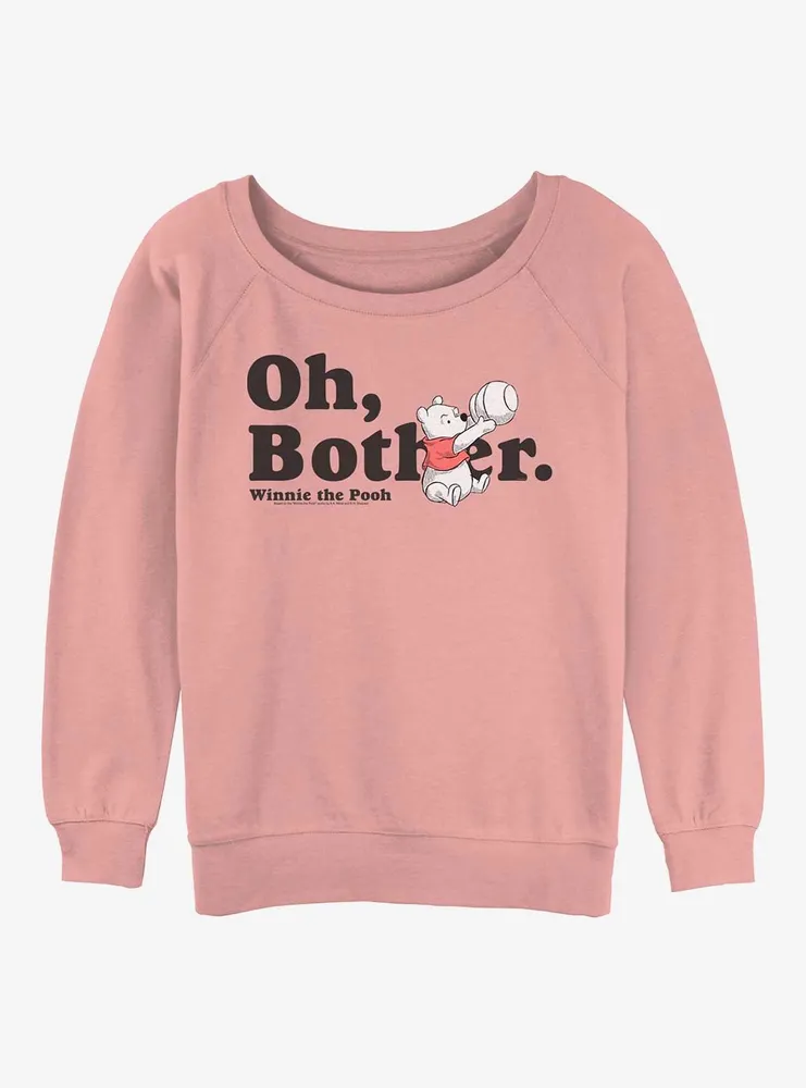 Disney Winnie The Pooh More Bothers Womens Slouchy Sweatshirt