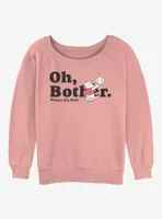 Disney Winnie The Pooh More Bothers Womens Slouchy Sweatshirt