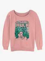 Marvel She-Hulk The Savage Womens Slouchy Sweatshirt