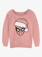 Marvel Spider-Man Christmas Spidey Womens Slouchy Sweatshirt