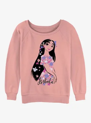 Disney Encanto Isabela Womens Slouchy Sweatshirt