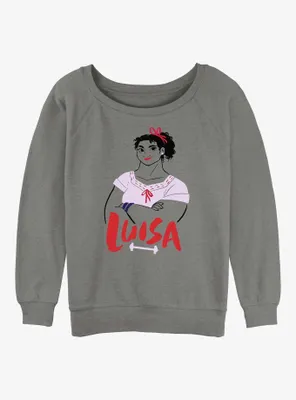 Disney Encanto Luisa Womens Slouchy Sweatshirt