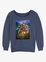 Disney Encanto Madrigal House Poster Womens Slouchy Sweatshirt