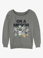 Disney Pixar Lightyear On A Mission Womens Slouchy Sweatshirt