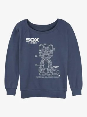 Disney Pixar Lightyear Sox Tech Womens Slouchy Sweatshirt