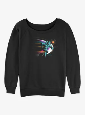 Disney Pixar Lightyear Space Walk Womens Slouchy Sweatshirt