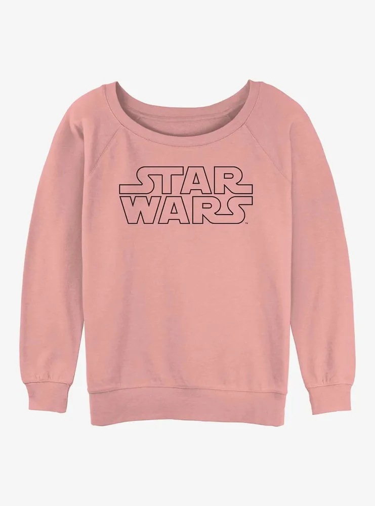 Star Wars Logo Womens Slouchy Sweatshirt