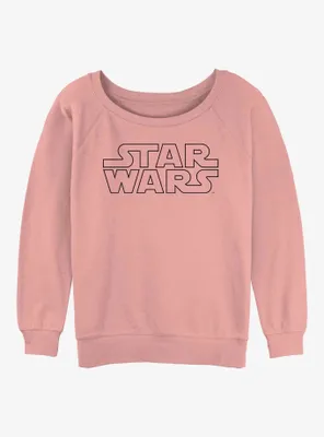 Star Wars Logo Womens Slouchy Sweatshirt
