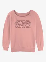 Star Wars Logo Womens Slouchy Sweatshirt