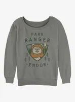 Star Wars Park Ranger Womens Slouchy Sweatshirt