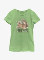 Disney the Fox and Hound Copper Friends Youth Girls T-Shirt