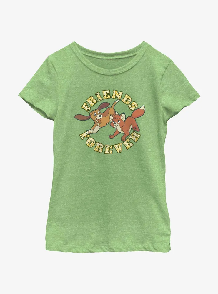 Disney the Fox and Hound Friends Forever Youth Girls T-Shirt