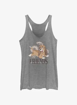 Disney the Fox and Hound Copper Friends Womens Tank Top