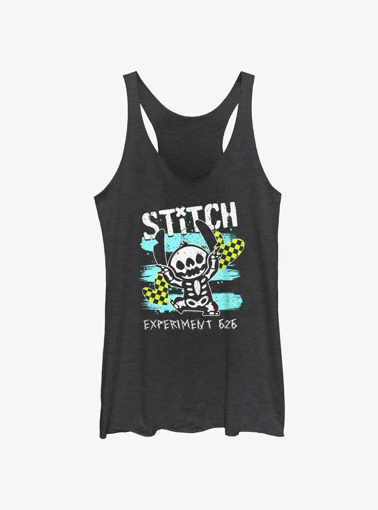 Disney Lilo & Stitch Emo Skelestitch Womens Tank Top