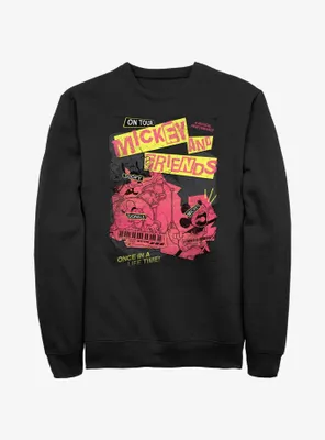 Disney Mickey Mouse Punk Rock Tour Sweatshirt