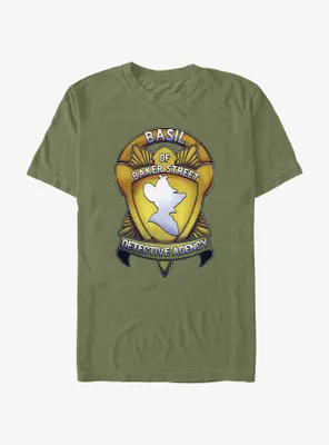 Disney The Great Mouse Detective Basil Badge T-Shirt