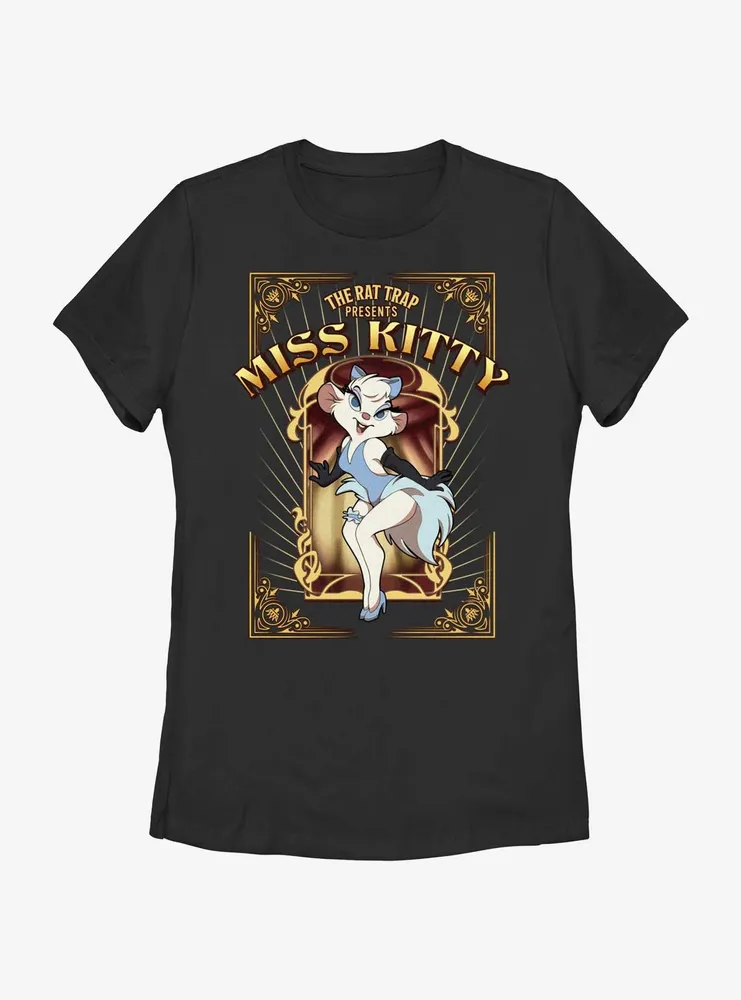 Disney The Great Mouse Detective Miss Kitty Poster Womens T-Shirt