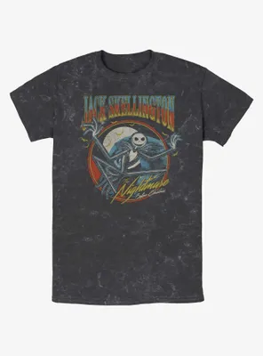 Disney The Nightmare Before Christmas Jack Skellington Badge Mineral Wash T-Shirt