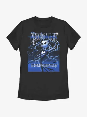Disney The Nightmare Before Christmas Electric Jack Womens T-Shirt