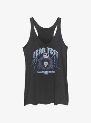 Disney The Nightmare Before Christmas Jack Fear Fest 1993 Womens Tank Top