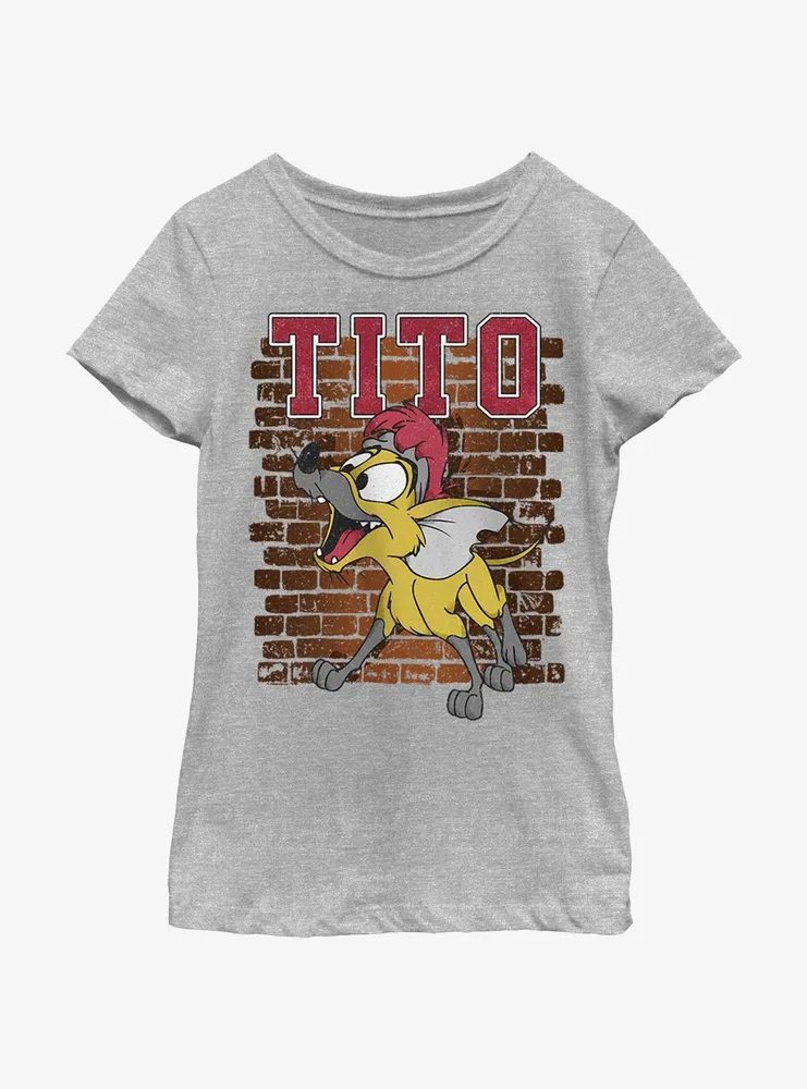 Disney Oliver & Company Tito Youth Girls T-Shirt