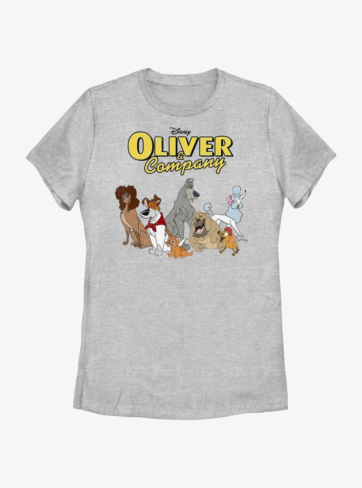 Disney Oliver & Company Who Let The Dogs Out Womens T-Shirt