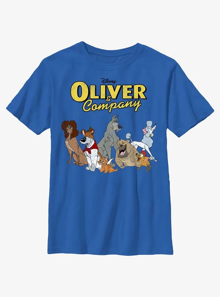 Disney Oliver & Company Who Let The Dogs Out Youth T-Shirt