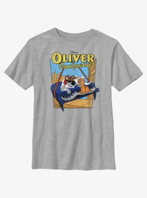 Disney Oliver & Company Piano Youth T-Shirt