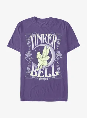 Disney Tinker Bell Floral Fairy Poster T-Shirt