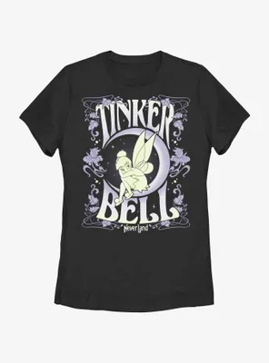 Disney Tinker Bell Floral Fairy Poster Womens T-Shirt