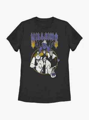 Disney Villains Metal Womens T-Shirt