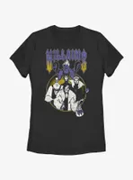 Disney Villains Metal Womens T-Shirt